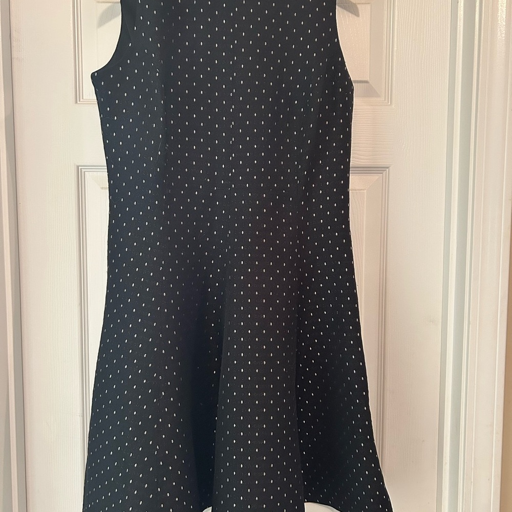 American Living Black and Silver Party Dress Size 12 Sleeveless Fit and Flare